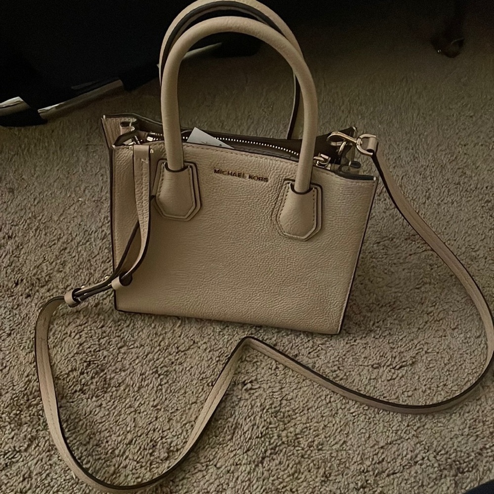 Cream Michael kors purse